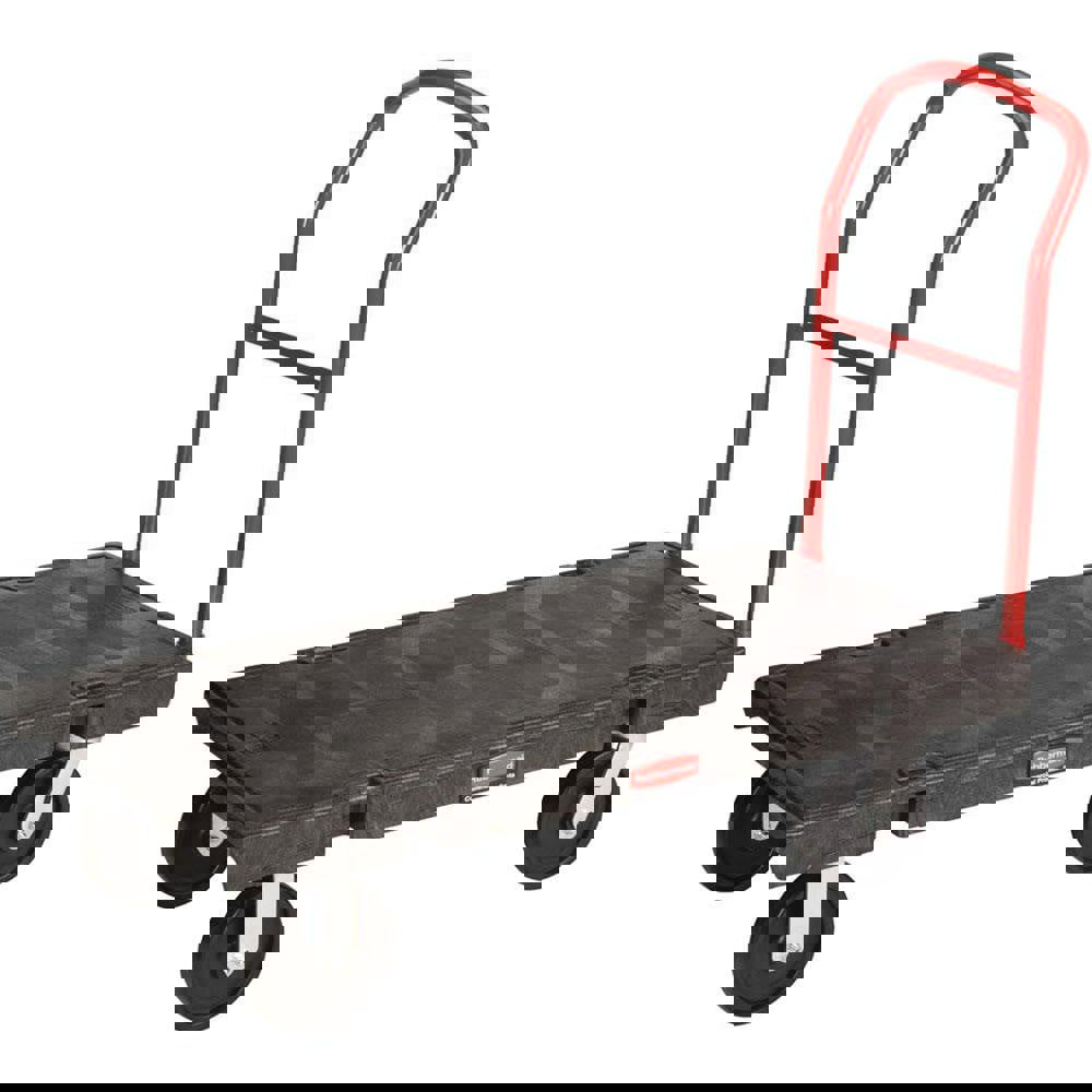 Platform Truck, 2,000 Lb Capacity, 24 X 48 X 7, Black